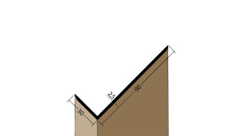 planeo Protect Winkelprofil - WP 30x90x2500mm weiß