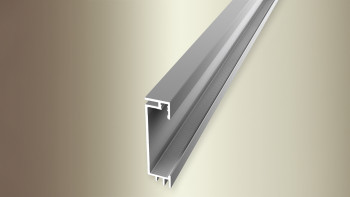 planeo Aluminium-Sockelleiste 059 Silber - 2500 x 15 x 60 mm