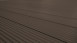 Komplett-Set TitanWood 4m Hohlkammerdiele Rillenstruktur dunkelbraun 60.8m² inkl. Alu-UK