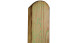 planeo TerraWood - METRO Holz-Pfosten Fichte Kopf gerundet 180 x 9 x 9 cm